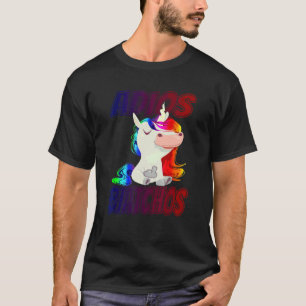 Adios Biatchos   Middle Finger Unicorn T-Shirt