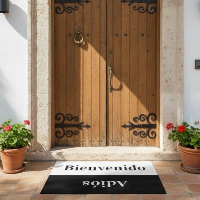 Adiós   - greetings in  Spanish Doormat (Creator Uploaded)