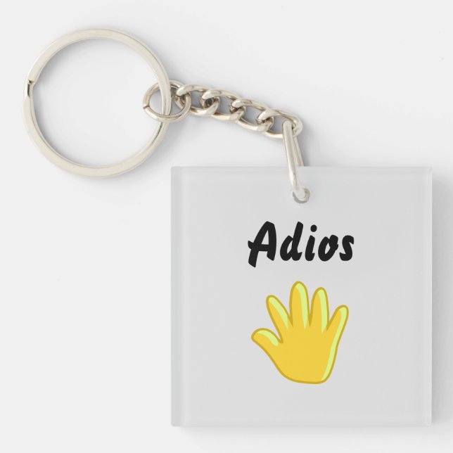 Adios     keychain (Front)