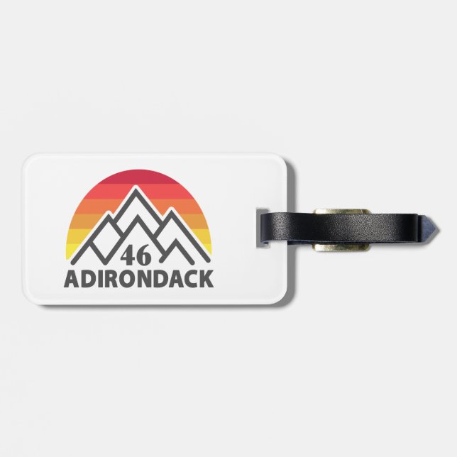 Adirondack 46 Rainbow Luggage Tag (Back Horizontal)