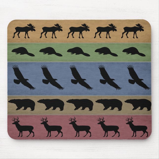Adirondack Animals Mouse Mat (Front)