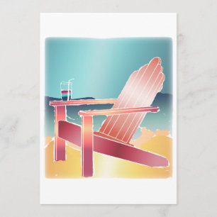 Adirondack Beach Chair Relaxing Invitation