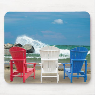 Adirondack Beach Chairs Mouse Mat