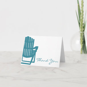 Adirondack Chair Thank You Card