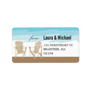 Adirondack Chairs   Address Label