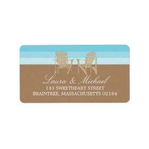 Adirondack Chairs   Address Label