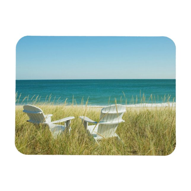 Adirondack Chairs in the Dunes Magnet (Horizontal)