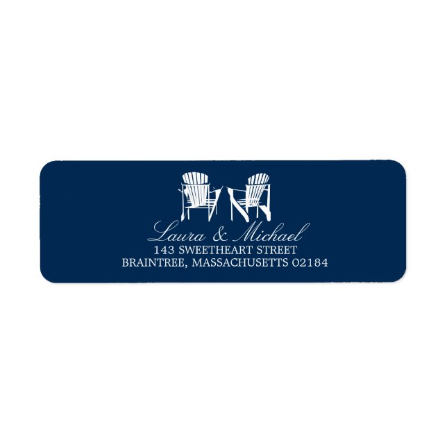 Adirondack Chairs | Return Address (Front)