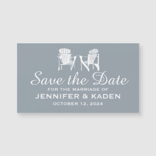 Adirondack Chairs SILVER GRAY   Save the Date