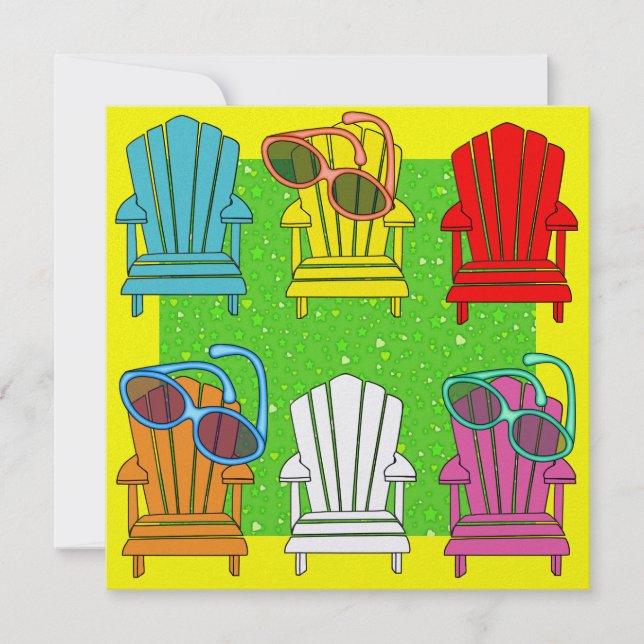 Adirondack Chairs - SRF Invitation (Front)