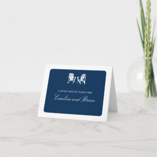 Adirondack Chairs Thank You Card