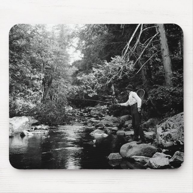 Adirondack Fly Fishing Mouse Mat (Front)