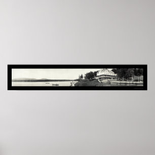Adirondack Fulton Chain Photo 1911 Poster