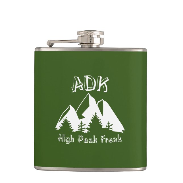 Adirondack High Peak Freak Hip Flask (Front)
