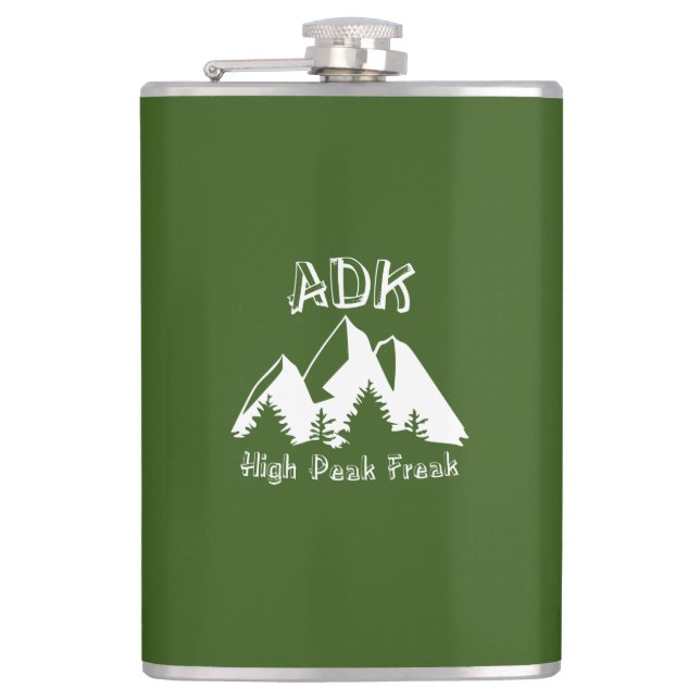 Adirondack High Peak Freak Hip Flask (Front)