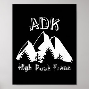 Adirondack High Peak Freak Poster