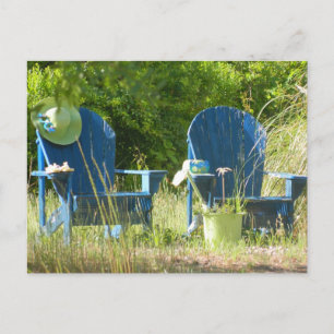 Adirondack Lawn Chairs Postcard