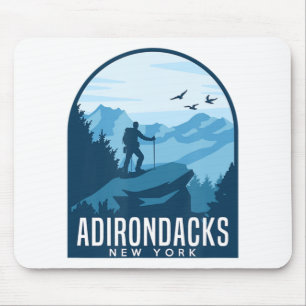 Adirondack Mountain Climbing Hiking Mountaineer Ad Mouse Mat