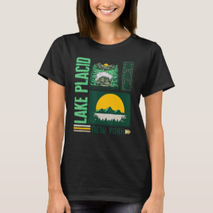 Adirondack Mountains Lake Placid New York Vintage T-Shirt