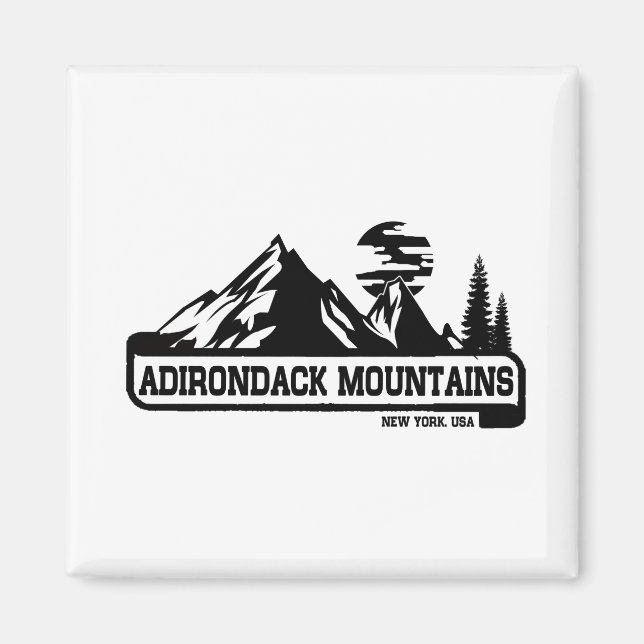 Adirondack Mountains Magnet (Front)