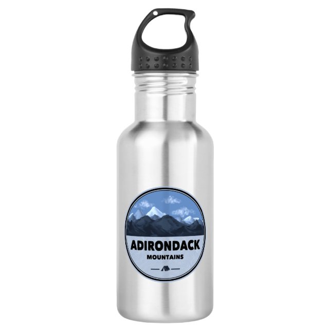 Adirondack Mountains New York Camping 532 Ml Water Bottle (Front)