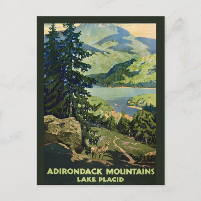 Adirondack Mountains Postcard (Front)