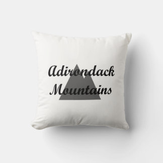 Adirondack Mountains Square Throw Pillow