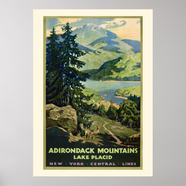 Adirondack Mtns 20x28 Poster (Front)