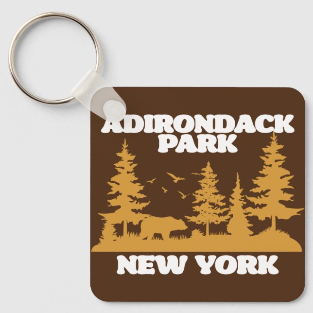Adirondack Park Key Ring (Front)