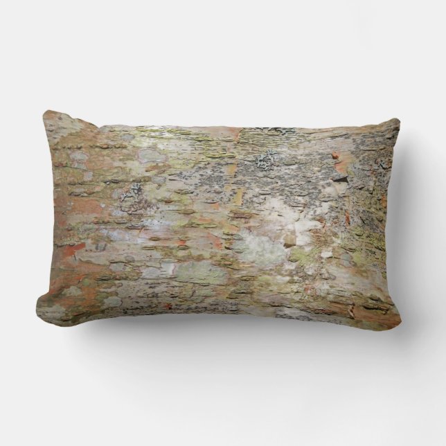 Adirondack Tree Bark Pillow (Front)