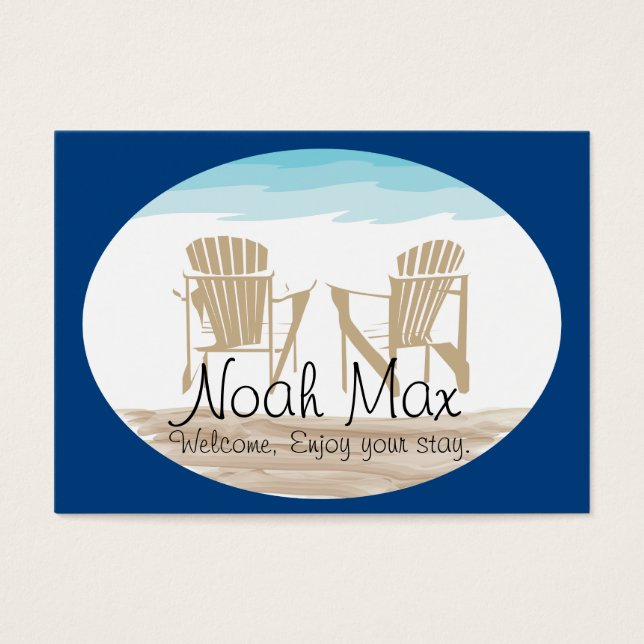 Adirondack  Welcome Tag (Front)