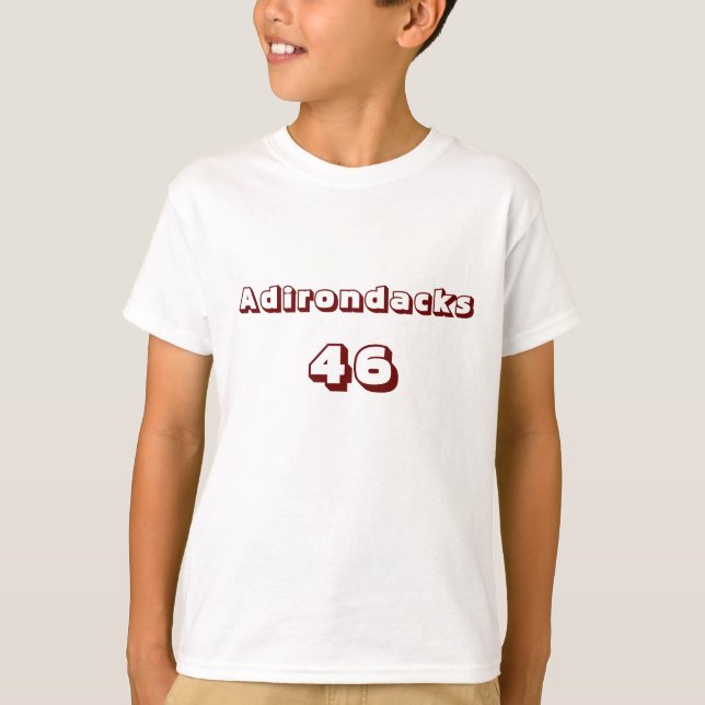 Adirondacks 46 Kid's Ringer T-Shirt (Front)