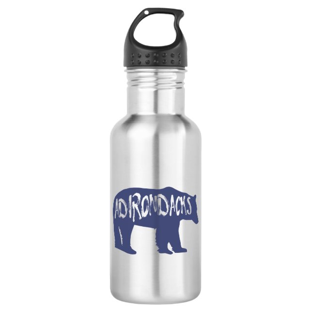 Adirondacks Bear 532 Ml Water Bottle (Front)