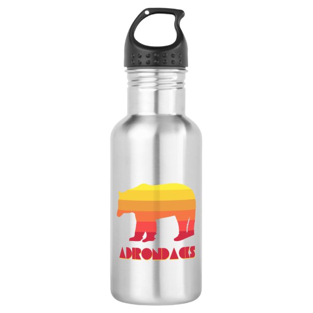 Adirondacks Bear 532 Ml Water Bottle (Front)