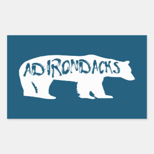 Adirondacks Bear Rectangular Sticker