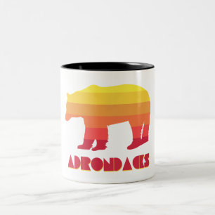 Adirondacks Bear Two-Tone Coffee Mug