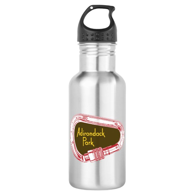 Adirondacks Climbing Carabiner 532 Ml Water Bottle (Front)