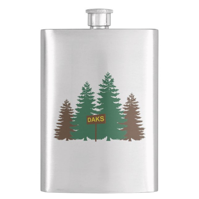 Adirondacks Hip Flask (Front)