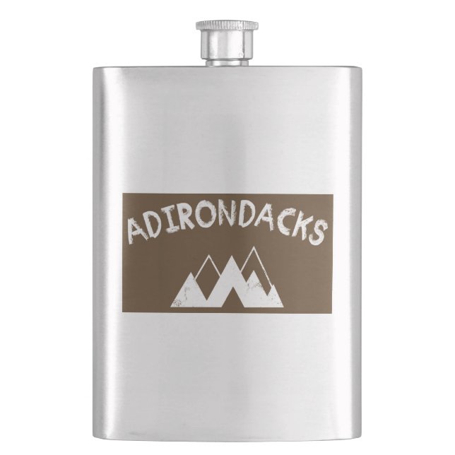 Adirondacks Hip Flask (Front)