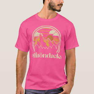 Adirondacks Mountains New York Vintage Hiking Camp T-Shirt
