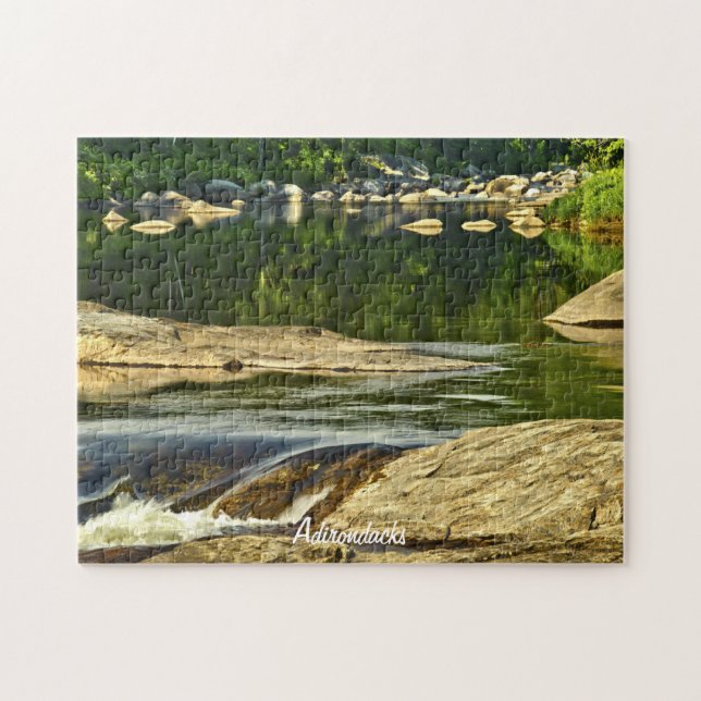 Adirondacks, N.Y.  Mountain Stream Jigsaw Puzzle (Horizontal)