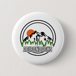 Adirondacks New York 6 Cm Round Badge