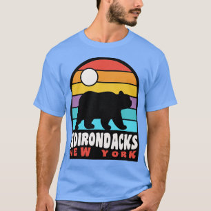 Adirondacks New York Adirondack Mountains Bear Bad T-Shirt