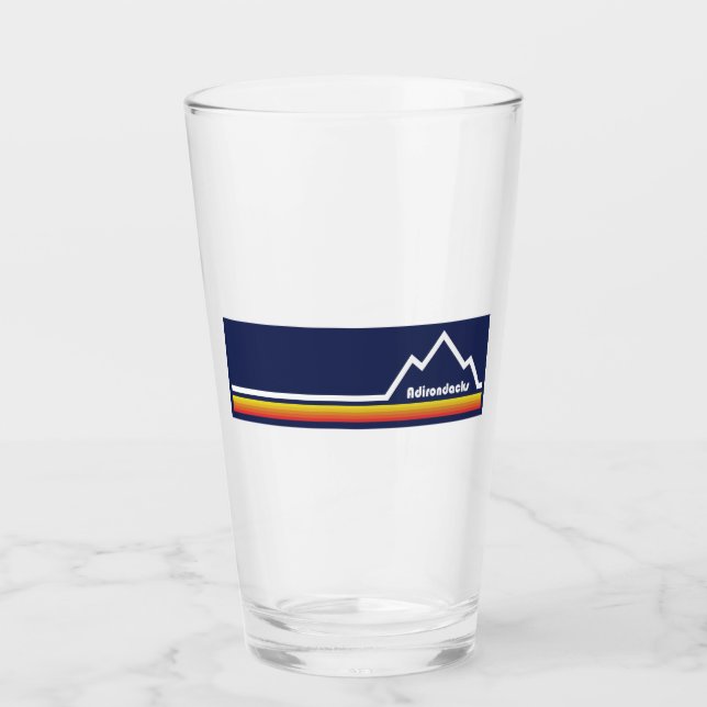Adirondacks, New York Glass (Front)