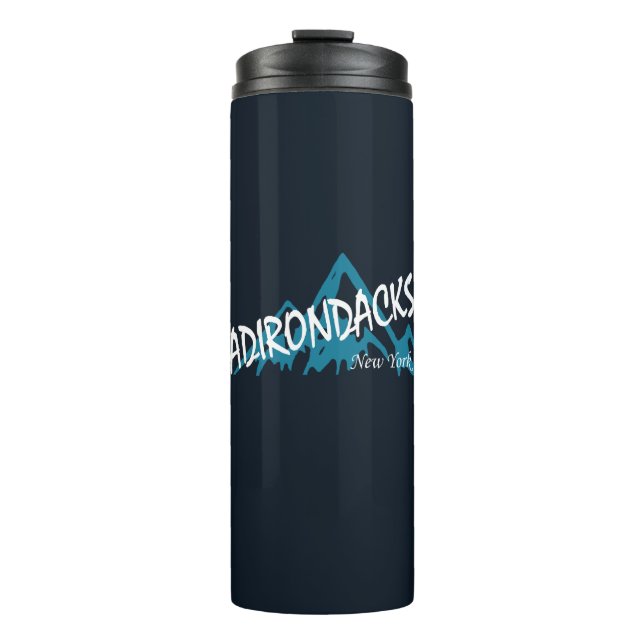 Adirondacks New York Mountains Thermal Tumbler (Front)