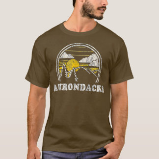 Adirondacks New York NY  Vintage Hiking Mountains  T-Shirt