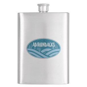Adirondacks New York Outdoors Hip Flask