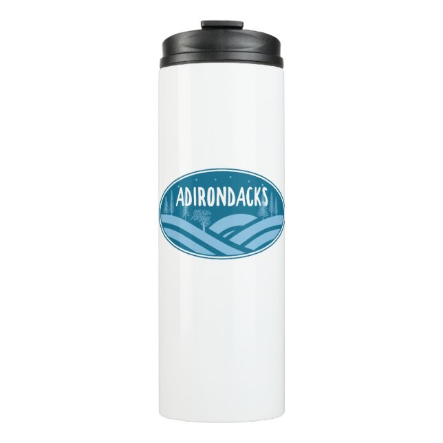 Adirondacks New York Outdoors Thermal Tumbler (Front)