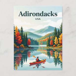 Adirondacks New York USA Postcard