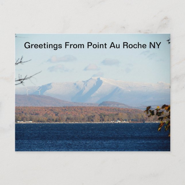 Adirondacks (NY) Photo Post Card (Front)